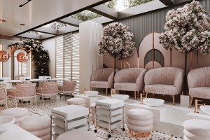 Đắm chìm cùng không gian spa kẹo ngọt – Mẫu thiết kế spa dành cho phái đẹp